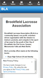 Mobile Screenshot of brookfieldlacrosse.org